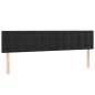 vidaXL Boxspringbett mit Matratze Schwarz 200x200 cm Samt vidaXL Boxspringbett mit Matratze Schwarz 200x200 cm Samt