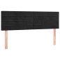 vidaXL Boxspringbett mit Matratze Schwarz 140x190 cm Samt vidaXL Boxspringbett mit Matratze Schwarz 140x190 cm Samt