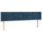 vidaXL Boxspringbett mit Matratze Dunkelblau 200x200 cm Samt vidaXL Boxspringbett mit Matratze Dunkelblau 200x200 cm Samt