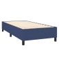 vidaXL Boxspringbett mit Matratze Blau 90x190 cm Stoff vidaXL Boxspringbett mit Matratze Blau 90x190 cm Stoff