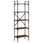 vidaXL Bücherregal 5 Fächer Braun Eiche 56x31,5x174 cm Holzwerkstoff vidaXL Bücherregal 5 Fächer Braun Eiche 56x31,5x174 cm Holzwerkstoff
