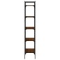 vidaXL Bücherregal 5 Fächer Braun Eiche 56x31,5x174 cm Holzwerkstoff vidaXL Bücherregal 5 Fächer Braun Eiche 56x31,5x174 cm Holzwerkstoff