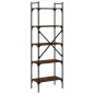 vidaXL Bücherregal 5 Fächer Braun Eiche 56x31,5x174 cm Holzwerkstoff vidaXL Bücherregal 5 Fächer Braun Eiche 56x31,5x174 cm Holzwerkstoff