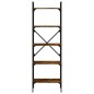 vidaXL Bücherregal 5 Fächer Räuchereiche 56x31,5x174 cm Holzwerkstoff vidaXL Bücherregal 5 Fächer Räuchereiche 56x31,5x174 cm Holzwerkstoff