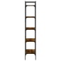vidaXL Bücherregal 5 Fächer Räuchereiche 56x31,5x174 cm Holzwerkstoff vidaXL Bücherregal 5 Fächer Räuchereiche 56x31,5x174 cm Holzwerkstoff