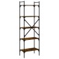 vidaXL Bücherregal 5 Fächer Räuchereiche 56x31,5x174 cm Holzwerkstoff vidaXL Bücherregal 5 Fächer Räuchereiche 56x31,5x174 cm Holzwerkstoff