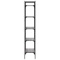 vidaXL Bücherregal 5 Fächer Grau Sonoma 56x31,5x174 cm Holzwerkstoff vidaXL Bücherregal 5 Fächer Grau Sonoma 56x31,5x174 cm Holzwerkstoff
