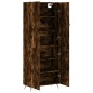 Highboard Räuchereiche 69,5x34x180 cm Holzwerkstoff Highboard Räuchereiche 69,5x34x180 cm Holzwerkstoff