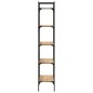 vidaXL Bücherregal 5 Fächer Sonoma-Eiche 56x31,5x174 cm Holzwerkstoff vidaXL Bücherregal 5 Fächer Sonoma-Eiche 56x31,5x174 cm Holzwerkstoff