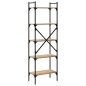 vidaXL Bücherregal 5 Fächer Sonoma-Eiche 56x31,5x174 cm Holzwerkstoff vidaXL Bücherregal 5 Fächer Sonoma-Eiche 56x31,5x174 cm Holzwerkstoff