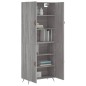 Highboard Grau Sonoma 69,5x34x180 cm Holzwerkstoff Highboard Grau Sonoma 69,5x34x180 cm Holzwerkstoff