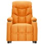 vidaXL Massagesessel mit Aufstehhilfe Gelb Stoff vidaXL Massagesessel mit Aufstehhilfe Gelb Stoff