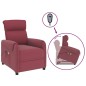 vidaXL Massagesessel mit Aufstehhilfe Weinrot Stoff vidaXL Massagesessel mit Aufstehhilfe Weinrot Stoff