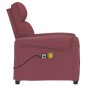 vidaXL Massagesessel mit Aufstehhilfe Weinrot Stoff vidaXL Massagesessel mit Aufstehhilfe Weinrot Stoff