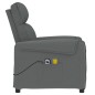 vidaXL Massagesessel Elektrisch Dunkelgrau Stoff vidaXL Massagesessel Elektrisch Dunkelgrau Stoff