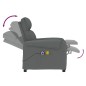 vidaXL Massagesessel Elektrisch Dunkelgrau Stoff vidaXL Massagesessel Elektrisch Dunkelgrau Stoff