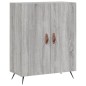 Highboard Grau Sonoma 69,5x34x180 cm Holzwerkstoff Highboard Grau Sonoma 69,5x34x180 cm Holzwerkstoff