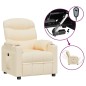 vidaXL Relaxsessel Elektrisch Creme Stoff vidaXL Relaxsessel Elektrisch Creme Stoff