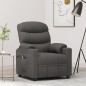 vidaXL Massagesessel Elektrisch Dunkelgrau Stoff vidaXL Massagesessel Elektrisch Dunkelgrau Stoff
