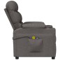vidaXL Massagesessel Elektrisch Dunkelgrau Stoff vidaXL Massagesessel Elektrisch Dunkelgrau Stoff