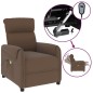 vidaXL Massagesessel Elektrisch Braun Stoff vidaXL Massagesessel Elektrisch Braun Stoff