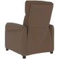 vidaXL Massagesessel Elektrisch Braun Stoff vidaXL Massagesessel Elektrisch Braun Stoff