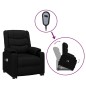 vidaXL Massagesessel mit Aufstehhilfe Schwarz Kunstleder vidaXL Massagesessel mit Aufstehhilfe Schwarz Kunstleder