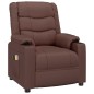 vidaXL Massagesessel Elektrisch Braun Kunstleder vidaXL Massagesessel Elektrisch Braun Kunstleder