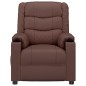 vidaXL Massagesessel Elektrisch Braun Kunstleder vidaXL Massagesessel Elektrisch Braun Kunstleder