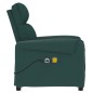 vidaXL Elektrischer Massagesessel Dunkelgrün Stoff vidaXL Elektrischer Massagesessel Dunkelgrün Stoff
