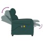 vidaXL Elektrischer Massagesessel Dunkelgrün Stoff vidaXL Elektrischer Massagesessel Dunkelgrün Stoff