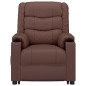 vidaXL Massagesessel mit Aufstehhilfe Braun Kunstleder vidaXL Massagesessel mit Aufstehhilfe Braun Kunstleder