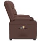 vidaXL Massagesessel mit Aufstehhilfe Braun Kunstleder vidaXL Massagesessel mit Aufstehhilfe Braun Kunstleder