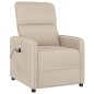 vidaXL Relaxsessel Elektrisch Creme Mikrofasergewebe vidaXL Relaxsessel Elektrisch Creme Mikrofasergewebe