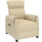 vidaXL Aufstehsessel Creme Stoff vidaXL Aufstehsessel Creme Stoff