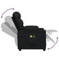 vidaXL Massagesessel Elektrisch Schwarz Kunstleder vidaXL Massagesessel Elektrisch Schwarz Kunstleder