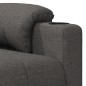 vidaXL Relaxsessel Elektrisch Dunkelgrau Stoff vidaXL Relaxsessel Elektrisch Dunkelgrau Stoff