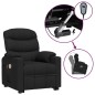 vidaXL Massagesessel mit Aufstehhilfe Schwarz Stoff vidaXL Massagesessel mit Aufstehhilfe Schwarz Stoff