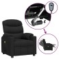 vidaXL Massagesessel Elektrisch Schwarz Stoff vidaXL Massagesessel Elektrisch Schwarz Stoff