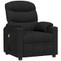 vidaXL Massagesessel Elektrisch Schwarz Stoff vidaXL Massagesessel Elektrisch Schwarz Stoff