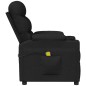 vidaXL Massagesessel Elektrisch Schwarz Stoff vidaXL Massagesessel Elektrisch Schwarz Stoff