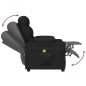 vidaXL Massagesessel Elektrisch Schwarz Stoff vidaXL Massagesessel Elektrisch Schwarz Stoff