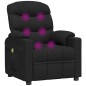vidaXL Massagesessel Elektrisch Schwarz Stoff vidaXL Massagesessel Elektrisch Schwarz Stoff