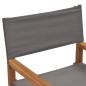 vidaXL Regiestühle 2 Stk. Massivholz Teak Grau vidaXL Regiestühle 2 Stk. Massivholz Teak Grau