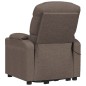 vidaXL Massagesessel mit Aufstehhilfe Taupe Stoff vidaXL Massagesessel mit Aufstehhilfe Taupe Stoff