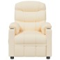 vidaXL Aufstehsessel Creme Stoff vidaXL Aufstehsessel Creme Stoff