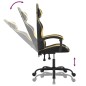vidaXL Gaming-Stuhl Schwarz und Golden Kunstleder vidaXL Gaming-Stuhl Schwarz und Golden Kunstleder