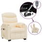 vidaXL Massagesessel mit Aufstehhilfe Creme Stoff vidaXL Massagesessel mit Aufstehhilfe Creme Stoff