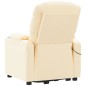 vidaXL Massagesessel mit Aufstehhilfe Creme Stoff vidaXL Massagesessel mit Aufstehhilfe Creme Stoff