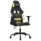 vidaXL Gaming-Stuhl Schwarz und Hellgrün Stoff vidaXL Gaming-Stuhl Schwarz und Hellgrün Stoff